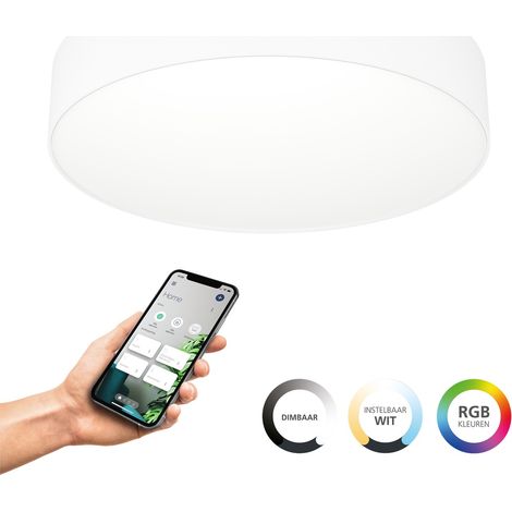 Plafonnier design Gallizzi-Z smart blanc Ø 39cm - 901906 (1/3)