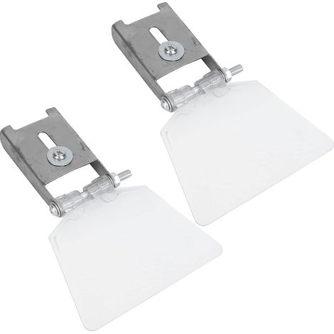 Bench Grinder Safety Shield Kit, 2 Pieces Titanium Angle Grinder Accessories Replacement Kit 304 Stainless Steel Grinder Protection Replacement Kit (1/5)
