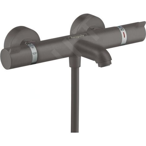 Hansgrohe Ecostat Comfort - Mitigeur de baignoire, noir chromé brossé 13114340