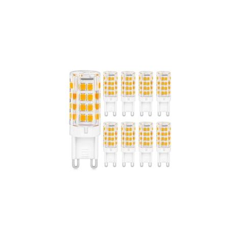 Lampadine LED G9, bianco caldo 3000k 500lm 5W equivalenti a 50W alogene, lampadina G9 AC 220-240V senza sfarfallio non dimmerabile a risparmio energetico per camera da letto, soggiorno, giardino, cuci