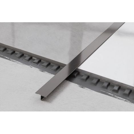 Ilcom profilo T coprigiunto decorativo in acciaio inossidabile  20mm x 2700mm - Gunmetal