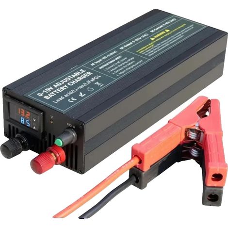 Cargador de baterías de litio, carga en 3 etapas, tecnología inteligente, HSDT100Aclip, UE (1/2)