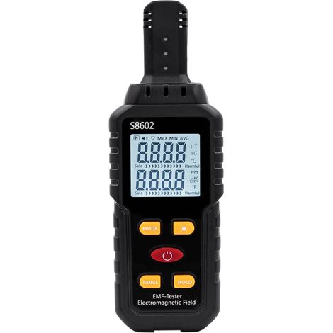 3 en 1 Détecteur EMF Numérique, Détecteur de Rayonnement Numérique Portable avec Rétroéclairage LCD pour Inspecter Maison, Bureau, Extérieur (1/5)