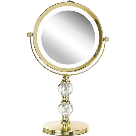 Makeup Mirror LED CLAIRA Gold