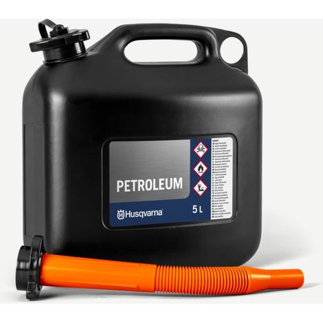 Bidón de combustible de plástico HUSQVARNA de 5 litros con boquilla flexible (1/4)