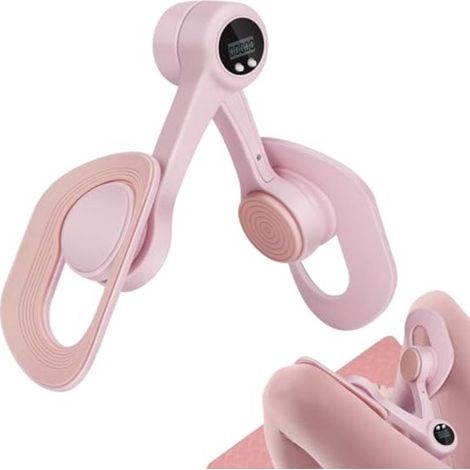 Entrenador de suelo pélvico para mujeres - Entrenador de muslos con pantalla LED - Dispositivo para entrenar las piernas en casa y conseguir piernas más firmes y una mejor recuperación posparto. (1/5)