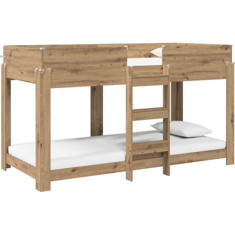 Maison Exclusive - Letto a Castello per Bambini Rovere artigianale 80 x 200 cm