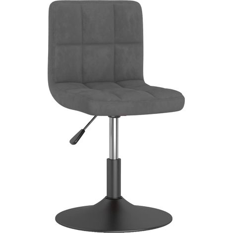 Maison Exclusive - Drehbarer Barhocker Dunkelgrau Samt