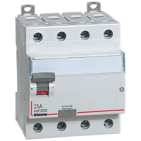 BTicino G743AC25 Disjoncteur différentiel 4P AC Type In= 25A (1/2)