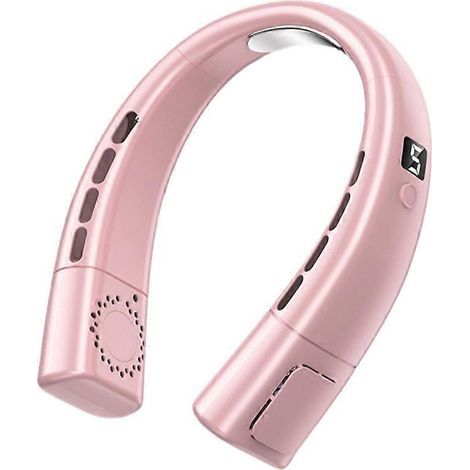 Ventilatore da collo portatile migliorato con batteria da 8000 mAh e ricarica USB. (1/4)