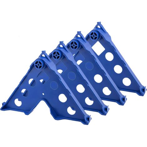 Supports légers pour la peinture et le revêtement de planches en bois avec support à outils de construction robuste et robuste (1/4)