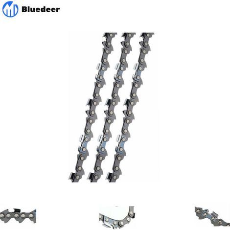 Lot de 3 Chaîne de tronçonneuse 3/8"LP 52 maillons 1,1mm 35cm Faible Rebond Compatible avec Bosch AKE 35 S AKE 35-19 S, Einhell, Husqvarna, Makita, Dolmar, Oregon et autres F (1/5)