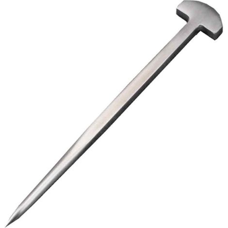Eel Spike - Stainless Steel - T Shape - For Eel And Slippery Fish Preparation - Kitchen And Restaurant Use - 1 Piece (1/5)