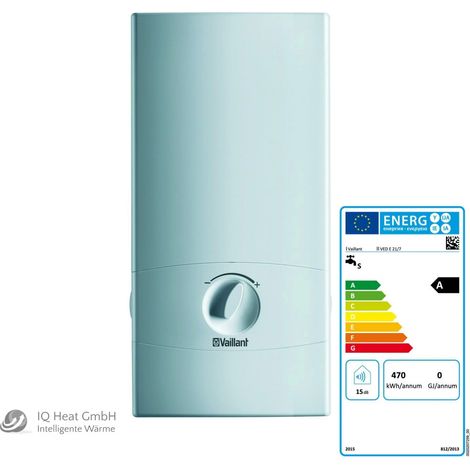 Vaillant Durchlauferhitzer 21 KW, IP 25, elektronisch