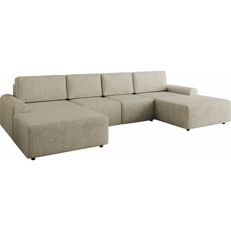 Sofá rinconero Stonecrest 106, Sierra 744, Función de descanso, Almacenaje, 338x168x85cm, 0 (1/5)