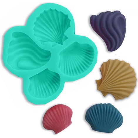 Moule à chocolat en silicone, motif vie marine, pour la décoration de gâteaux et de fondant. Outil idéal pour les passionnés de pâtisserie. Multicolore. F1369BK (1/5)