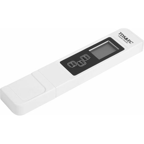 Testeur Multifonctionnel Digital 3 en 1 Mesure TDS EC et Temperature Avec Grand Ecran LCD Numérique Moniteur de la Qualité d'eau Potable ,Culture Hydroponique pour l'eau potable, Aquarium, piscines, H (1/5)