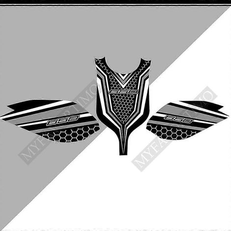 Kit de protection de réservoir, autocollants et emblème pour les genoux, logo et protection de carénage pour Kawasaki Ninja 650 (modèles 2018, 2019, 2020 et 2021) - 65018 (1/5)