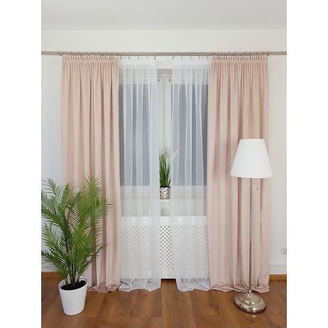 Cortina de terciopelo - rosa claro (1/5)