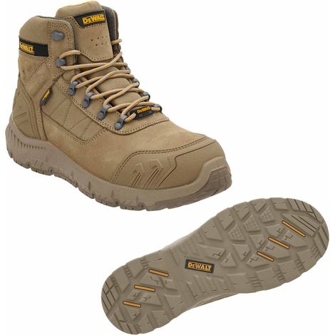 Dewalt Milburn Boot Size 9 Steel Toe Cap Work Boots STONE Colour UK 9 EUR43 ESD (1/5)
