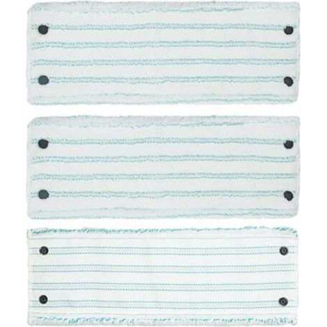 Tampons de rechange pour balai à franges, tampons en microfibre, pour tête de balai à franges de rechange, 3 pièces (1/4)