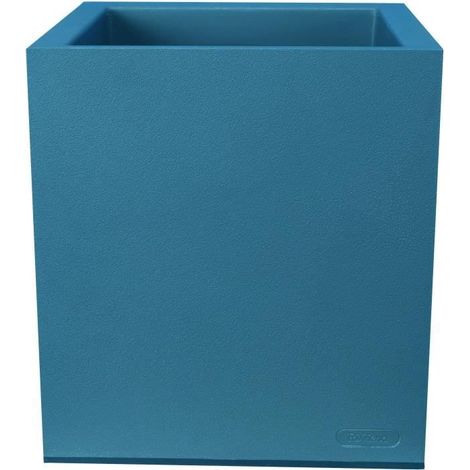 Riviera Rechteckiger Blumenkasten blau 60x30x30 cm