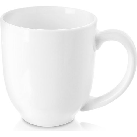 Taza de porcelana blanca Mona de 450 ml. (1/4)