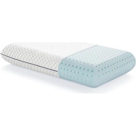 Oreiller à Mémoire de Forme 40x60 cm – Infusé de Gel Rafraîchissant – Coussin Respirant – Housse Lavable – Oreiller Memoire Forme, White (1/5)
