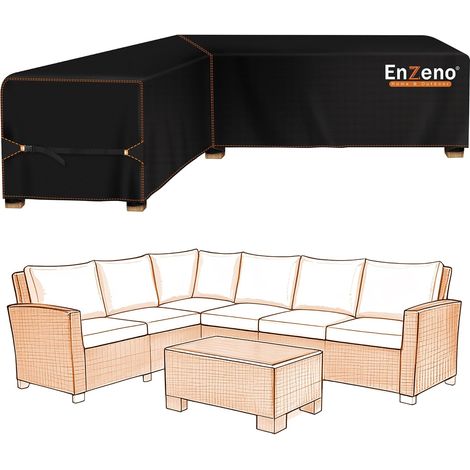 Housse de Protection pour Mobilier de Jardin,pour Canapés d'angle (1/5)