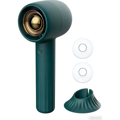 Ventilatore portatile - Mini ventilatore - Ventilatore piccolo - Ricaricabile - Con supporto da tavolo - Adatto per viaggi e uso interno (1/5)