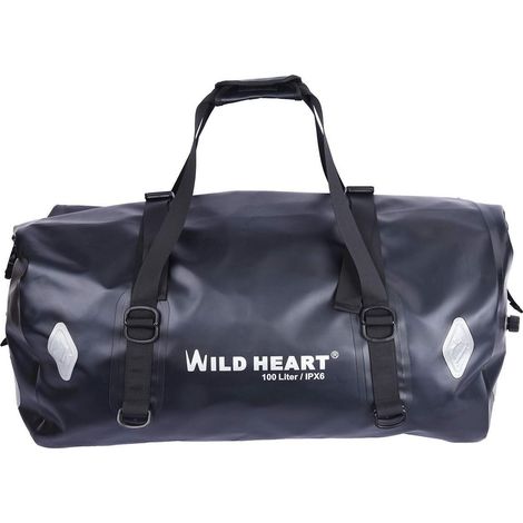 Wasserdichte Motorradtasche 100L mit Rollverschluss und Reflektoren (1/5)