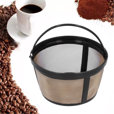 Filtro de café reutilizable de acero inoxidable para cafeteras compatibles con Mr. Coffee Machines. (1/5)
