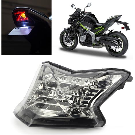 Modifications pour motos Kawasaki Z900, Z650 et NINJA650 (2017-2019) : ensemble de feu arrière