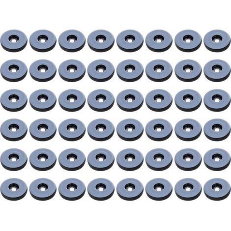 Patins Meubles,Lot de 48 patins de meubles ronds en téflon,Anti-vibration Patins Glisseurs pour Meubles,(Ronde) 19 mm (1/4)