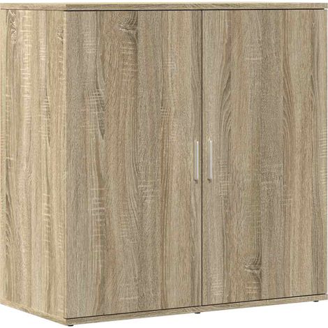 Maison Exclusive - Credenza Rovere Sonoma 79x38x80 cm in Legno Multistrato (1/5)