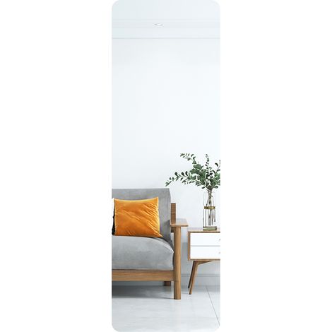 Adhesivo de espejo acrílico suave, irrompible, adhesivo de pared, para baño, dormitorio, sala de estar. (1/5)