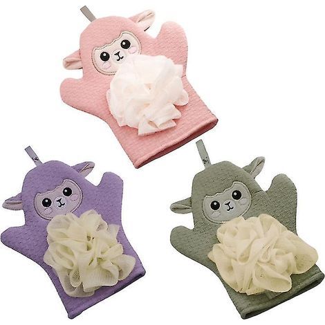 Lot de 3 éponges corporelles pour enfants (1/3)