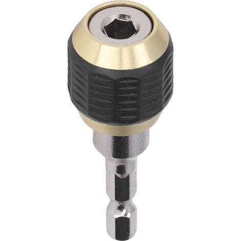 Tige de connexion autobloquante hexagonale intérieure 60mm 1/4 pouce, à dégagement rapide pour visseuse à percussion, assemblage de terrasse et charpente bois (1/5)