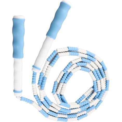Corde à Sauter, Corde à Sauter Segmentée Réglable, Corde à Sauter de Fitness en Plastique PP Flexible et Perlée Démêlée pour L'entraînement (1/5)