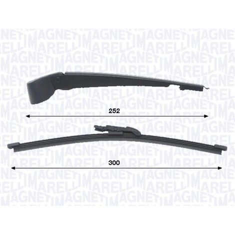 Kit de bras d'essuie-glace, nettoyage des vitres Magneti Marelli 000723180455