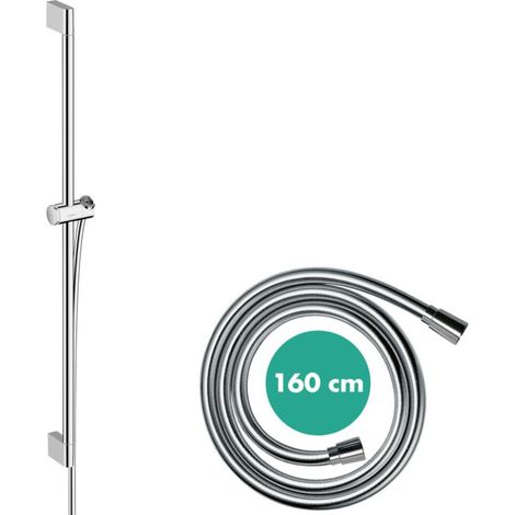 Hansgrohe Unica - Barre de douche Pulsify 95 cm avec flexible de douche, chrome 24401000 (1/7)