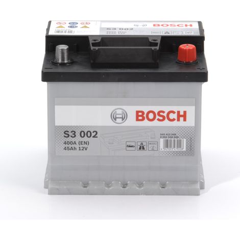 Batterie de démarrage Auto BOSCH S3002 - 12V 45Ah 400A (EN)
