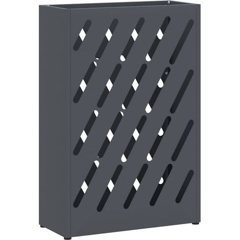 Porte-parapluie Anthracite 28 x 12 x 41 cm Acier (1/5)