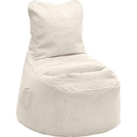 Mömax Sitzsack Cortona Cord Weiß (1/4)