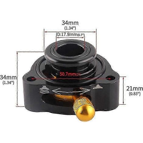 Adapter-Spacer für einstellbares Turbo-Blow-Off-Ventil für Fiat Punto Evo 1.4 Edition 0923
