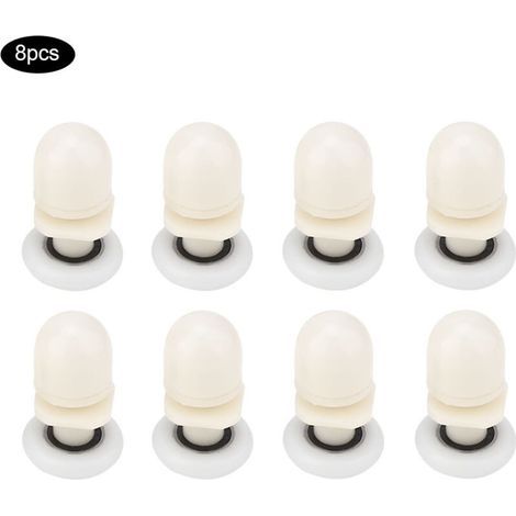 Schiebetürrolle für Duschen – 25-mm-Rolle für 4–8 mm starke Glastüren – Einfache Montage mit Schraubendreher – Langlebiges Zubehör (1/5)