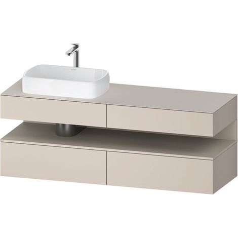 Duravit Collection One Meuble sous-vasque sur console, 2 tiroirs,