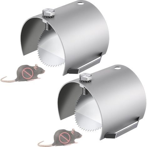 Grille Anti-Rats en Acier Inoxydable, Robuste, pour égouts, Anti-Retour, Compatible avec Les canalisations universelles (95-110 mm, 4 Pouces)