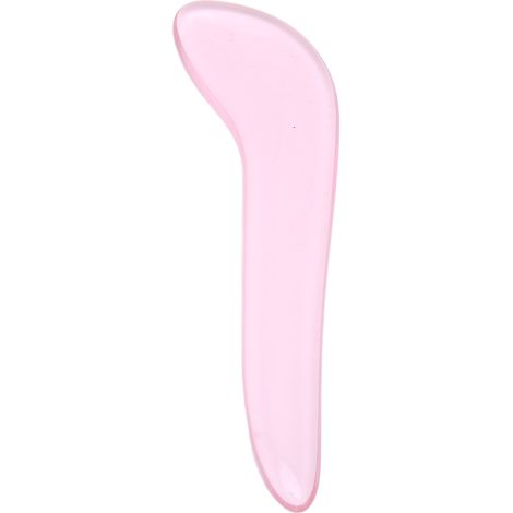 Pierre de massage Gua Sha en cristal rose - Outil de traitement des méridiens polyvalent pour visage, yeux, corps et drainage lymphatique (1/5)