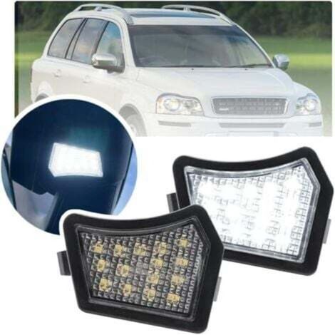 Set di 2 luci di cortesia a LED per specchietto retrovisore, compatibili con Volvo V40 XC90 S40 V50 C30 C70 S60 V60 S80 V70 XC70 Jaguar XF XE XJ